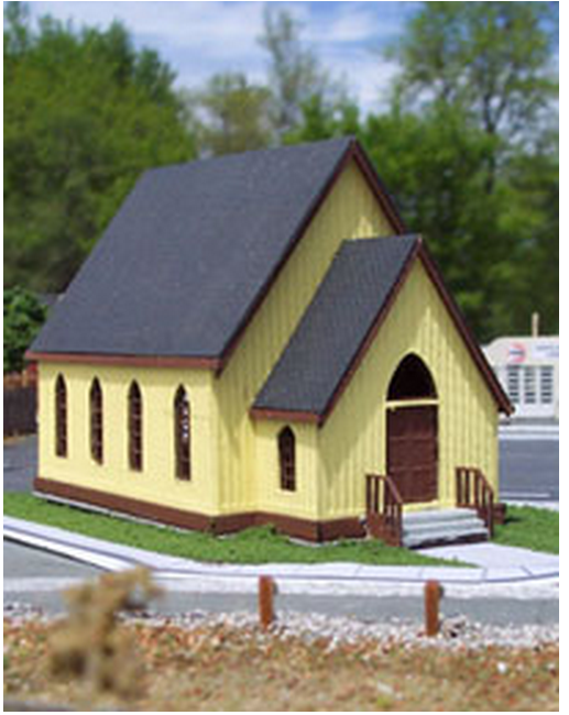 Osborn Model Kits 3030 Church, N Scale