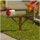 Osborn Model Kits 3035  Mail Boxes 10pk, N