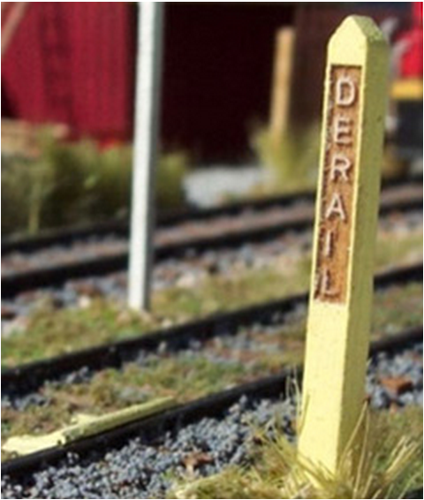 Osborn Model Kits 3041  Derail & Post, N Scale