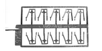 Tichy Train Group 3046  STIRRUP ANGLED S/BTM MT 10p, HO