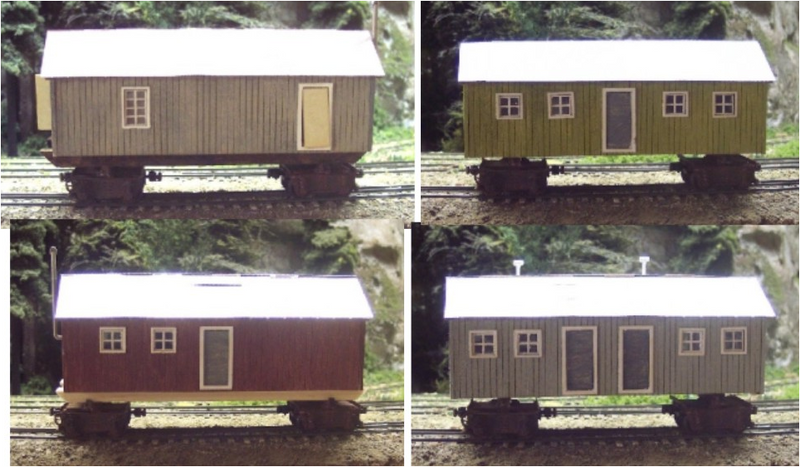 RSlaserKits 3051 Consolidated Timber Camp Shacks, N Scale