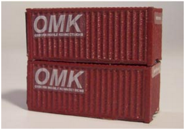 Osborn Model Kits 3063  20' Intermodal Containers, N Scale