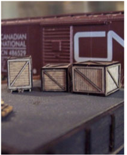 Osborn Model Kits 3065  Crates, N Scale