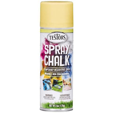 Testors 307591 Spray Chalk Yellow