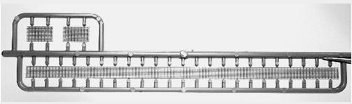 Tichy Train Group 3077  40'STEEL ROOFWALK 3sets, HO