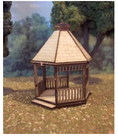 Osborn Model Kits 3081  Gazebo, N Scale