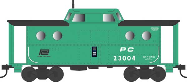 PREORDER Bowser 43381 PRR Class N5C Steel Cabin Car (Caboose) - Ready to Run -- Penn Central