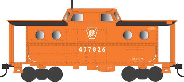 PREORDER Bowser 43394 PRR Class N5C Steel Cabin Car (Caboose) - Ready to Run -- Pennsylvania Railroad