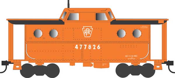 PREORDER Bowser 43395 PRR Class N5C Steel Cabin Car (Caboose) - Ready to Run -- Pennsylvania Railroad