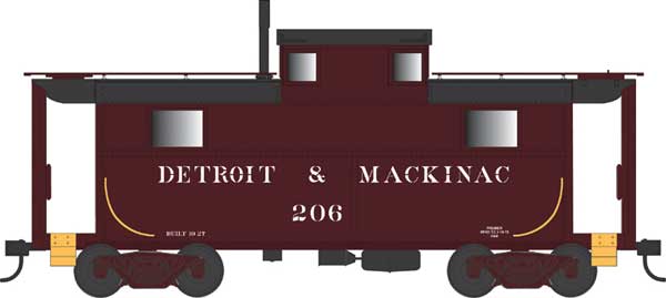 PREORDER Bowser 43354 PRR Class N5 Steel Cabin Car (Caboose) - Ready to Run -- Detroit & Mackinac