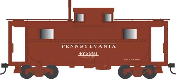 PREORDER Bowser 43362 PRR Class N5 Steel Cabin Car (Caboose) - Ready to Run -- Pennsylvania Railroad