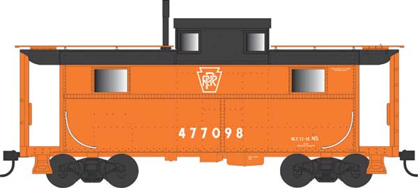 PREORDER Bowser 43366 PRR Class N5 Steel Cabin Car (Caboose) - Ready to Run -- Pennsylvania Railroad