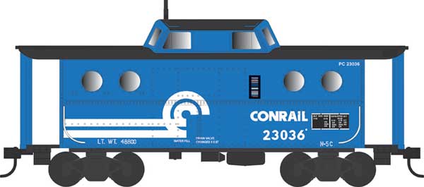 PREORDER Bowser 43380 PRR Class N5C Steel Cabin Car (Caboose) - Ready to Run -- Conrail