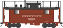 Bowser 43373 PRR Class N5 Steel Cabin Car (Caboose) - Ready to Run -- Pennsylvania Railroad