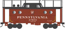 Bowser 43401 PRR Class N5C Steel Cabin Car (Caboose) - Ready to Run -- Pennsylvania Railroad