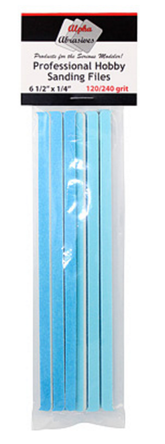 Flex-I-File 309 HOBBY FILE 6mm/1/4 MED 12pk