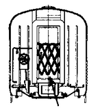 Cal-Scale Train Parts 309 Tail Gate (Brass Casting) pkg2, HO