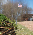 Osborn Model Kits 3094 U.S. Flag + Pole 3pk, N Scale