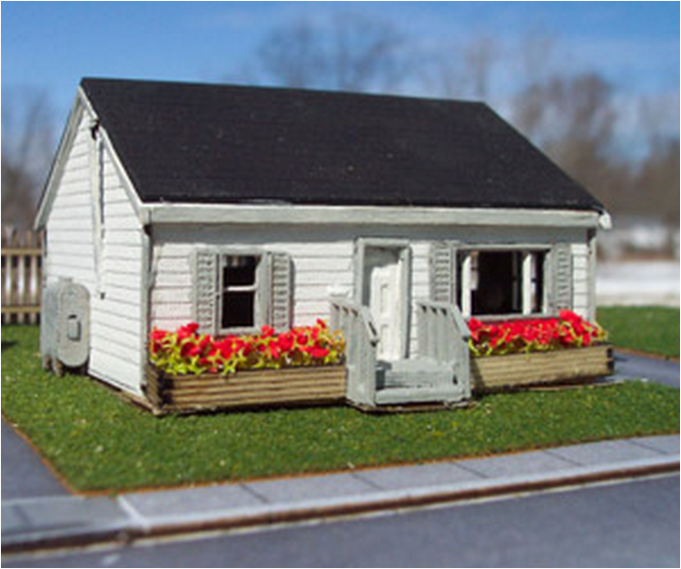 Osborn Model Kits 3102 2 BEDROOM BUNGALOW. N Scale