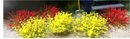 Bachmann 31045 10mm Yellow and Red Tufts (50 pcs per pack)