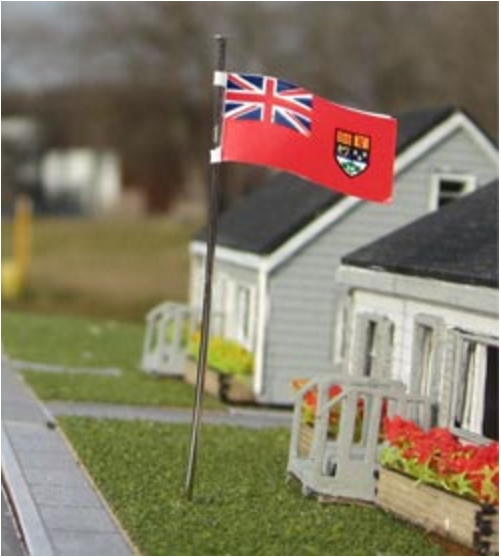 Osborn Model Kits 3111  Canadian Red Ensign Flag 3p N Scale