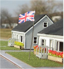 Osborn Model Kits 3112  British Union Jack 3pk, N Scale