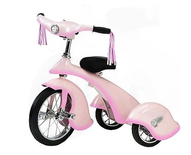 Morgan Cycle 31206 Retro Style Pink Fairy Steel Tricycle