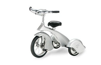Morgan Cycle 31219 Retro Style Silver Steel Tricycle