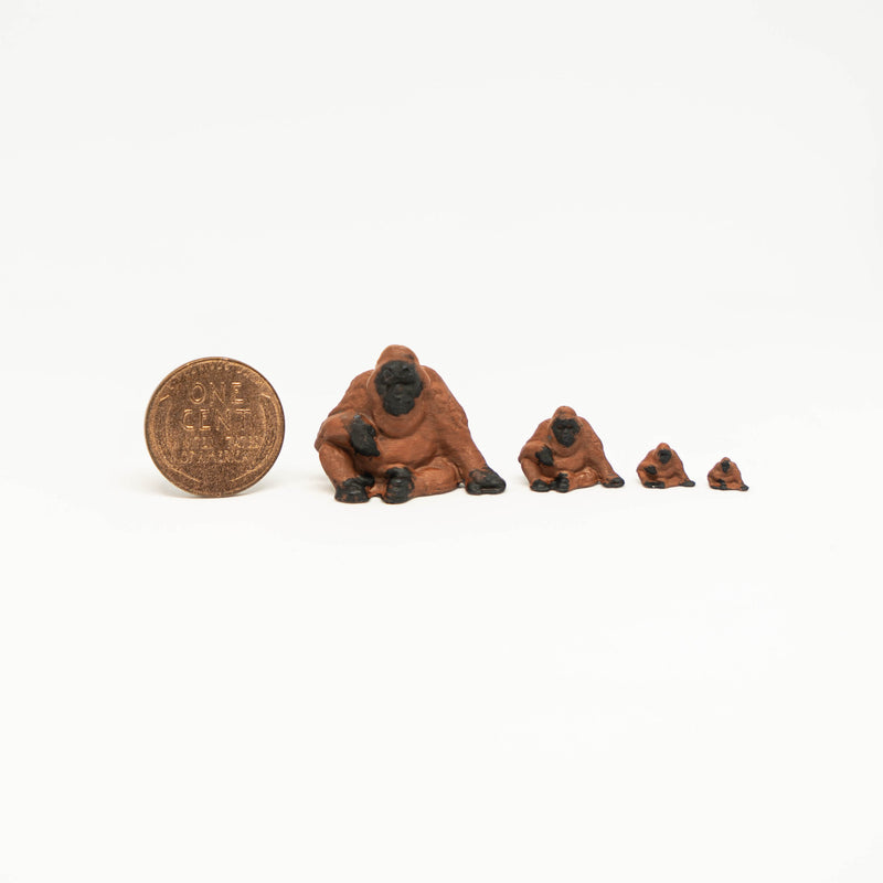 All Scale Miniatures 870313 Orangutan 5pack, HO