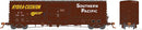 Rapido 137002 Class B-100-40 Plug-Door Boxcar 6-Pack - Ready to Run - Southern Pacific Set 2 (As-Delivered, Boxcar Red, white, yellow Hydra Cushio, HO