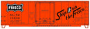 Accurail 3190 40' Plug Door Boxcar, SL-SF Frisco Built 1967, HO