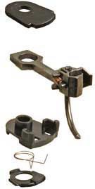Kadee KAD31 Plastic-Shank Coupler - Kit - Magne-Matic(R) -- Long 25/64" Underset w/