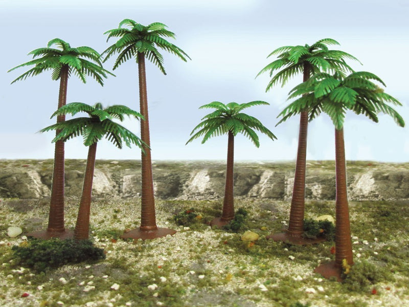 Bachmann 32015 4"- 6" PALM TREES, All Scales