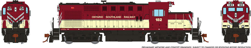 Rapido 032573 RS-18u DCC/Sound Ontario Southland