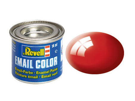 Revell 32131 Email Color, Fiery Red, Gloss, 14ml, RAL 3000