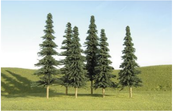 Bachmann 32204 8" - 10" Spruce Trees