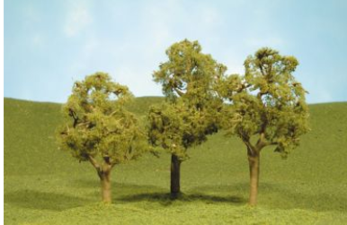 Bachmann 32208 SceneScapes Layout-Ready Trees -- Elm Trees 5-1/2" pkg(2)