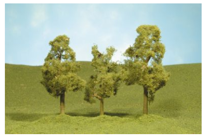 Bachmann 32209 SceneScapes Layout-Ready Trees -- Sycamore Trees 8" pkg(2)