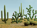 Bachmann 32513 Mixed Cactus pkg(15) -- Height: 1/4 to 2-1/2" .6 to 6.4cm, HO