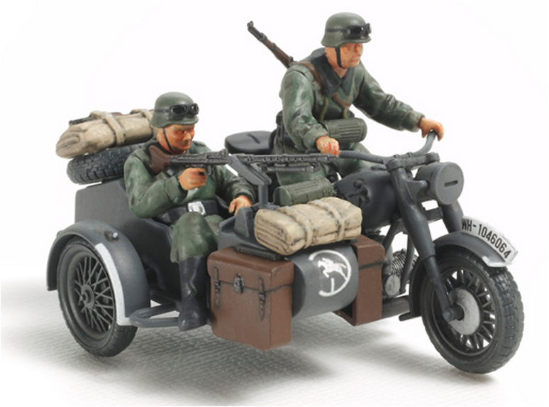 Tamiya 32578 GERMAN MOTORCYCLE/SIDECAR 1:48