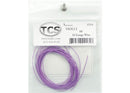 Train Control Systems TCS1214 32 Gauge Wire 10'  3.05m Roll -- Violet (Purple)