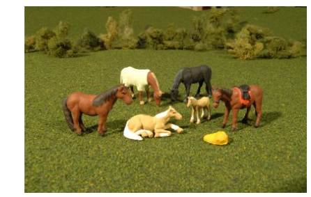 Bachmann 33119 Horses - SceneScapes -- pkg(6), HO