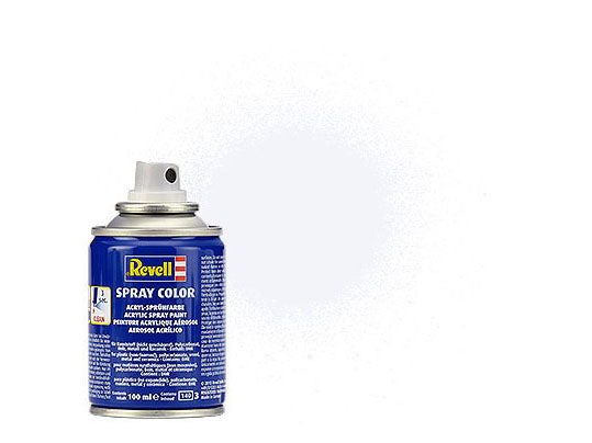 Revell 34105 Spray Color, White, Matt, 100ml