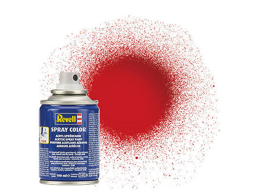 Revell 34131 Spray Color, Fiery Red, Gloss, 100ml