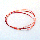 Train Control Systems TCS1315 34 Gauge .006"  .16mm Diameter Magnet Wire 20'  6.1m Roll -- Red