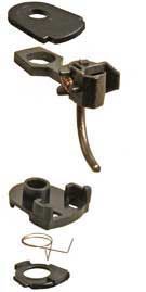 Kadee KAD34 Plastic-Shank Coupler - Kit - Magne-Matic(R) -- Short 1/4" Underset w/