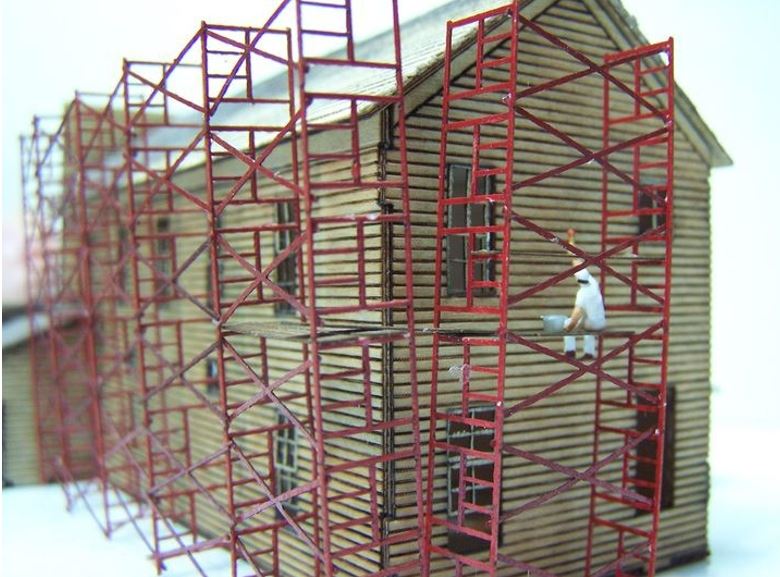 RSlaserKits 3513 Scaffolding, N Scale