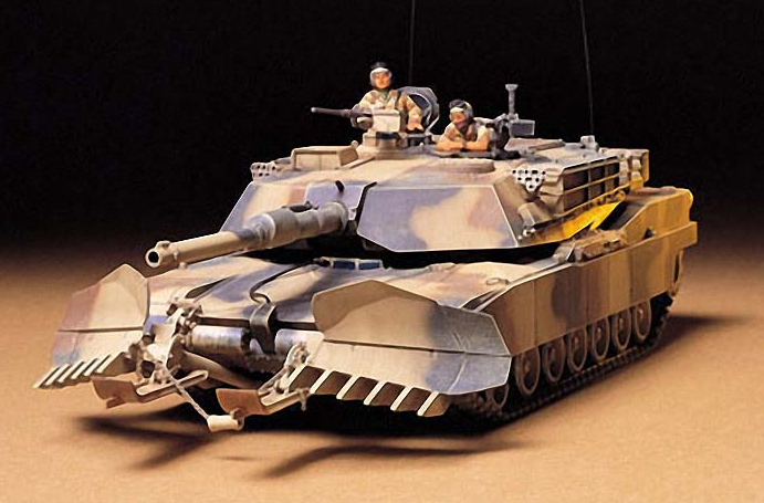 Tamiya 35158 U.S. M1A1 Abrams w/ Mine Plow Kit 1:35