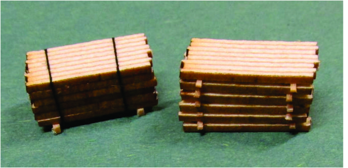 RSlaserKits 3524  LUMBER STACKS, N Scale