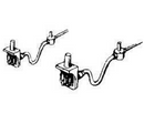 Cal-Scale Train Parts 354  BATTERY RECEPTACLES PR, HO
